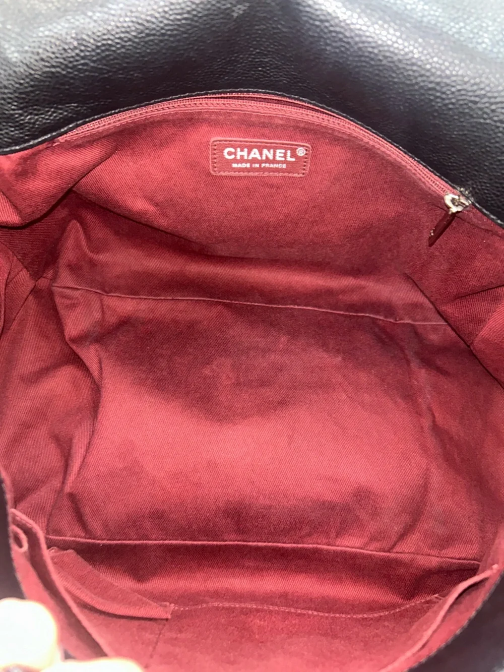 CHANEL Flap Large Chain Shoulder Crossbody Bag